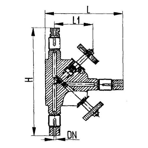 Титановый клапан для манометров 521-35.3223 (ИПЛT.49454406) 
